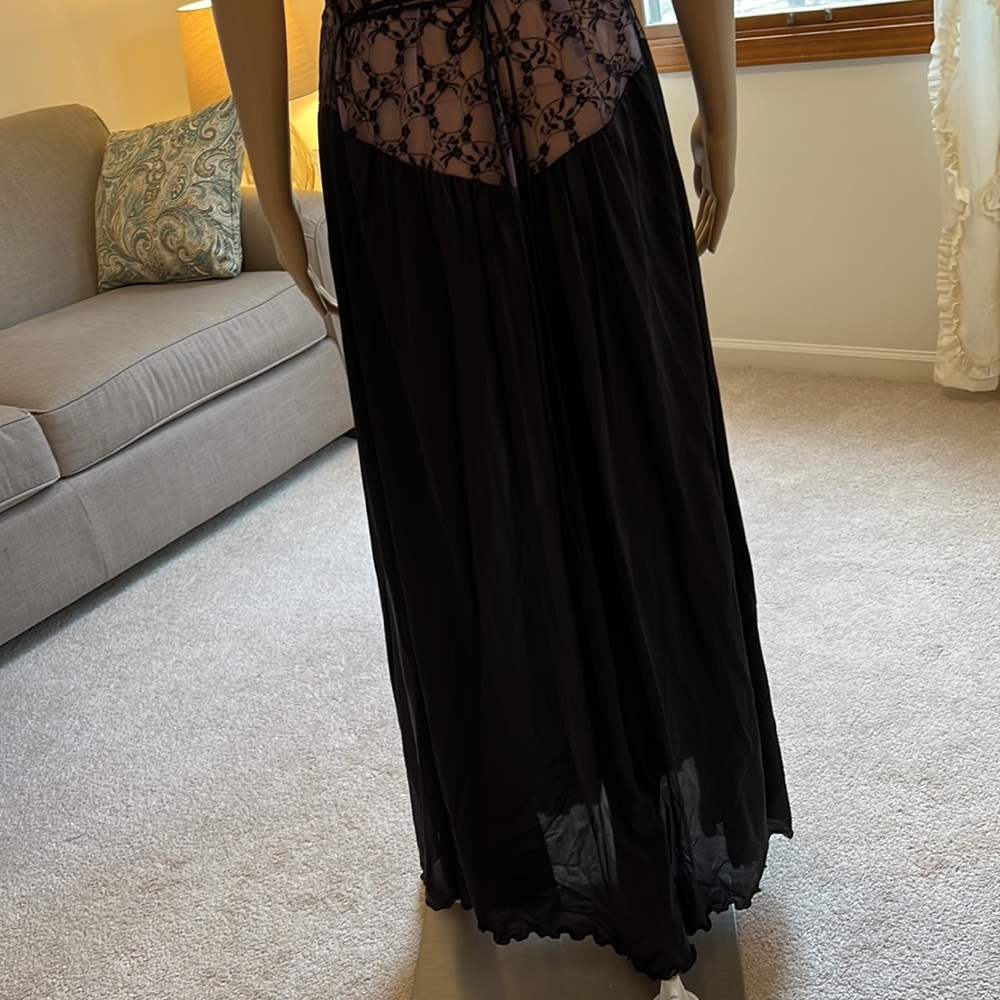 Fabulous Vintage Jenelle of California Lingerie Set, Gown/Jacket with Feathers L - Picture 10 of 12